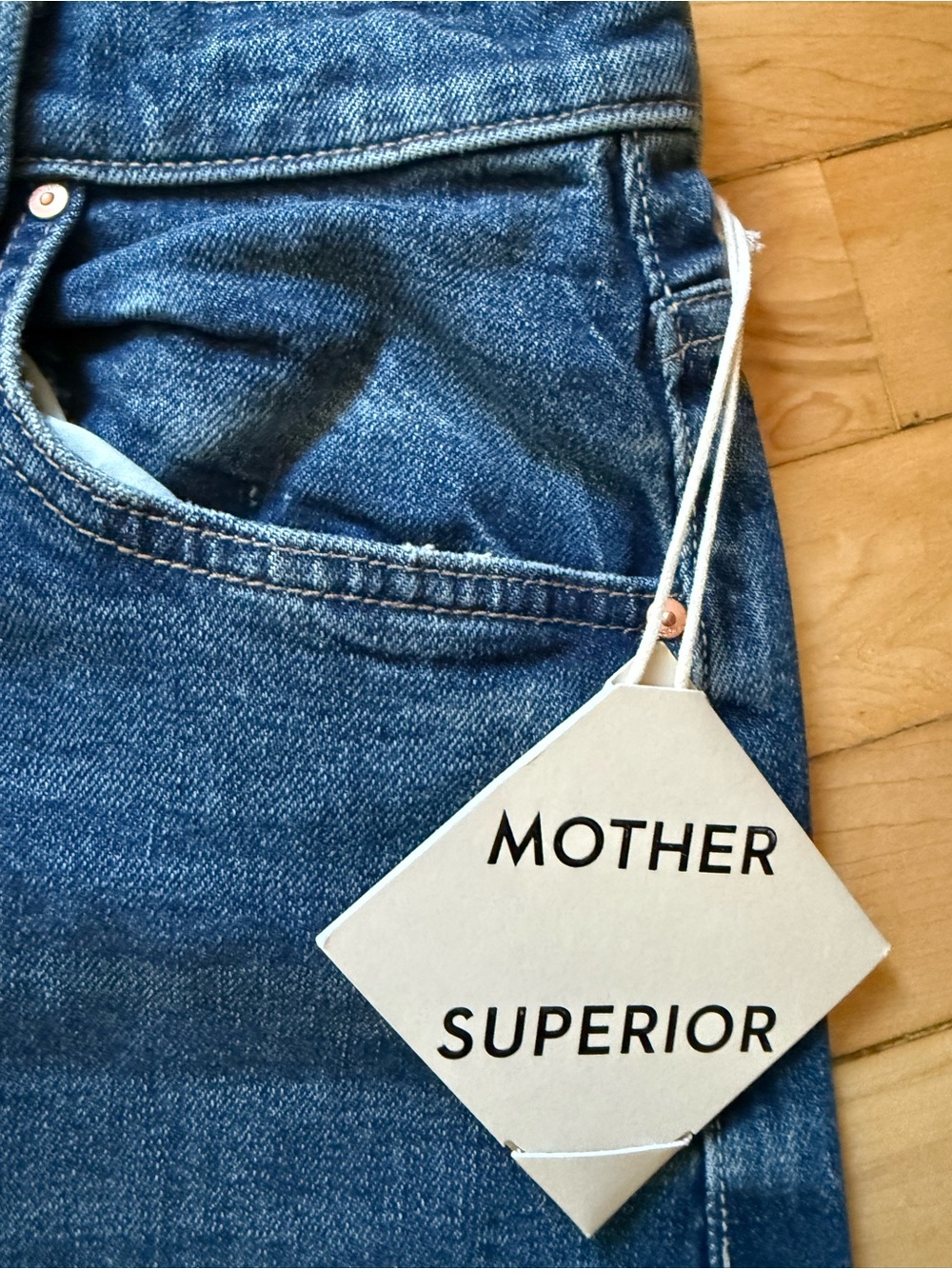 MOTHER Superior The Lasso sneak jeans  in punk nouveau Size 31 NWT - Picture 5 of 7